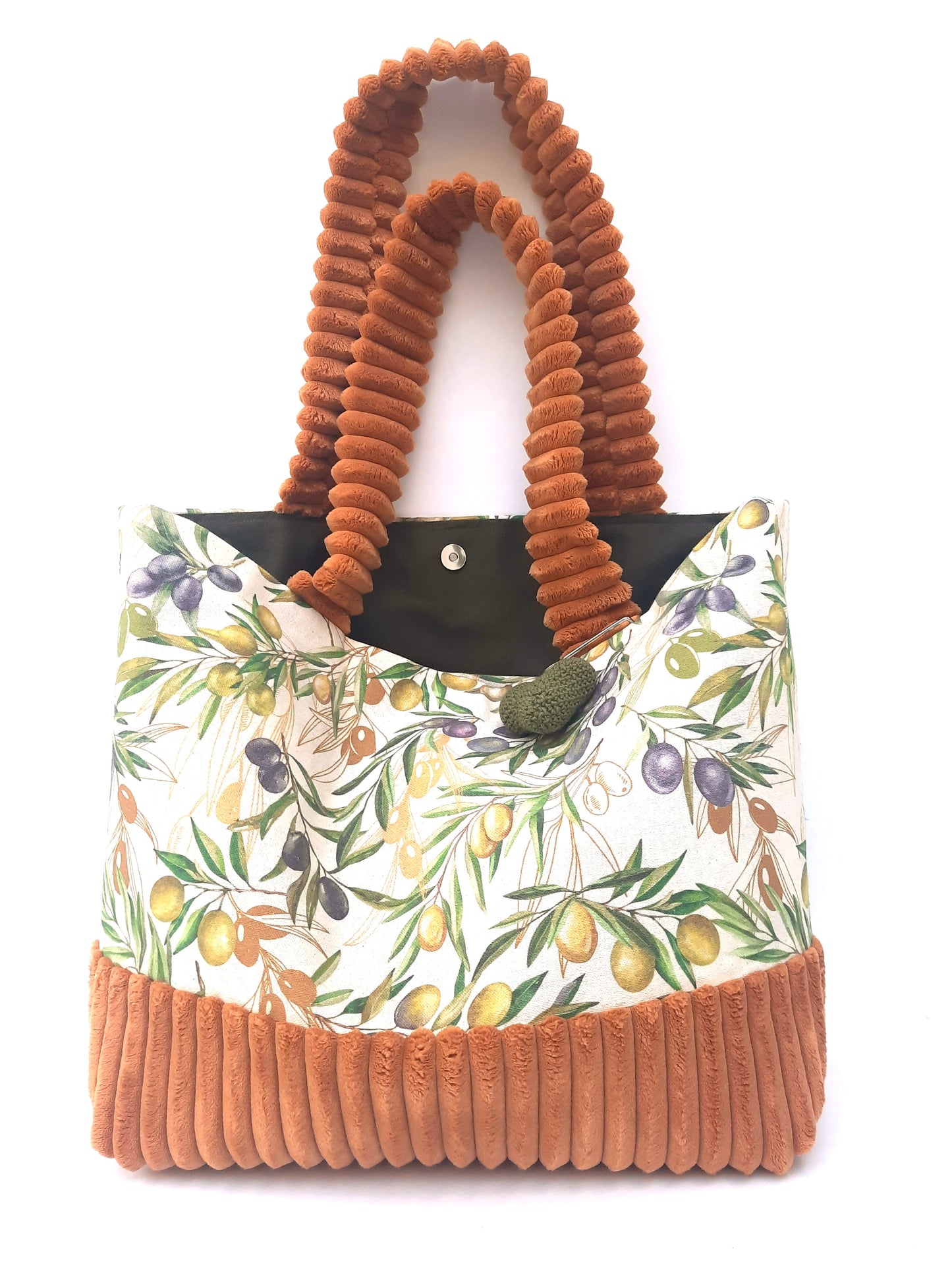 XL-tas 'Le olive' kleur terra