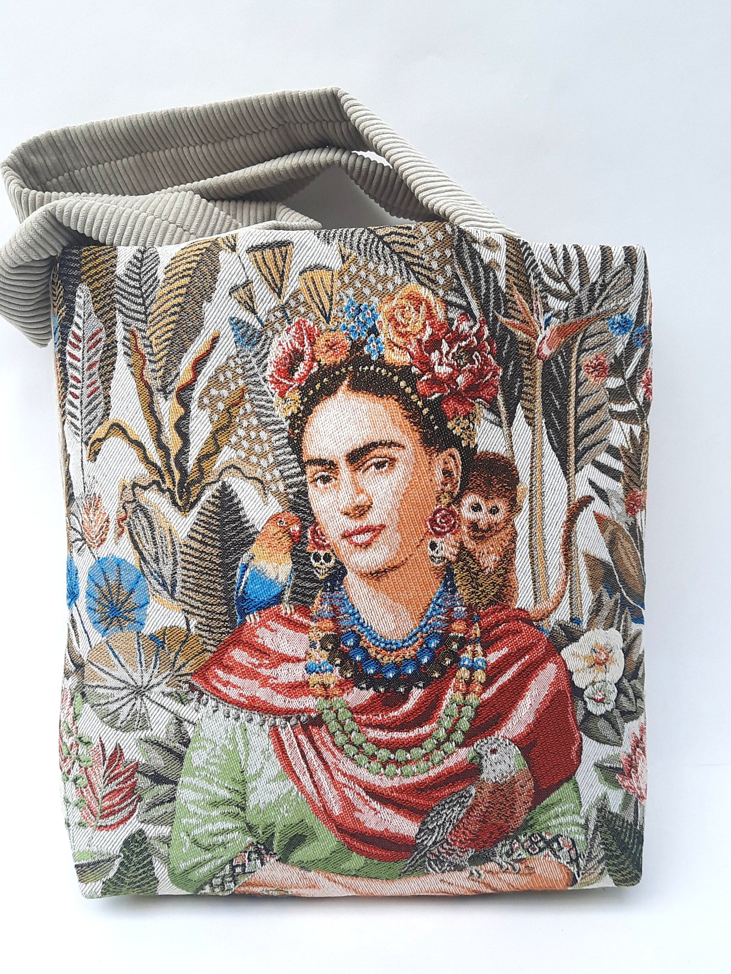 XL-tas 'La Frida' beige