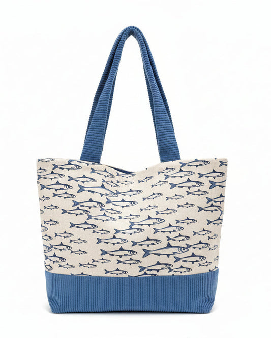 XL-tas 'Blu Genova' kleur jeans