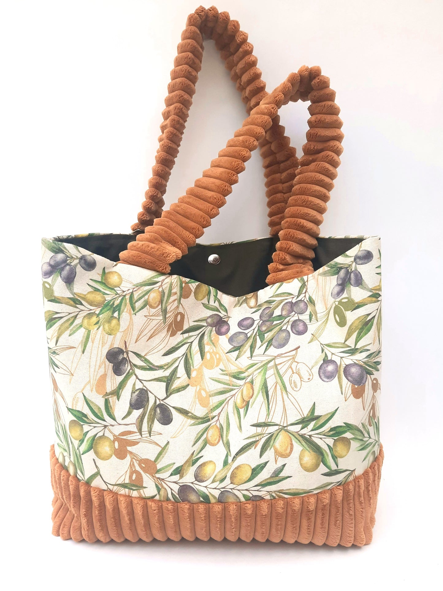 XL-tas 'Le olive' kleur terra