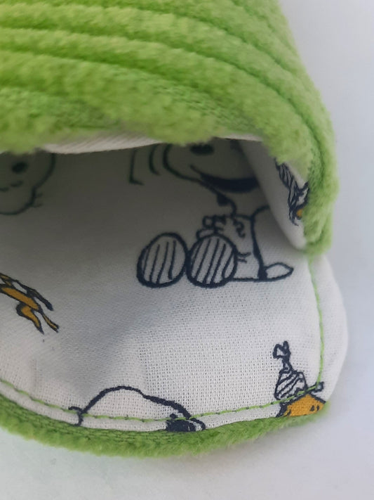 Brilhoesje felgroen+snoopy