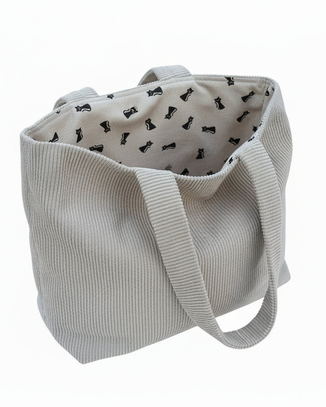 XL-tas 'i Gatti' - ecru