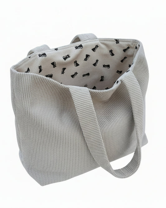 XL-tas 'i Gatti' - ecru