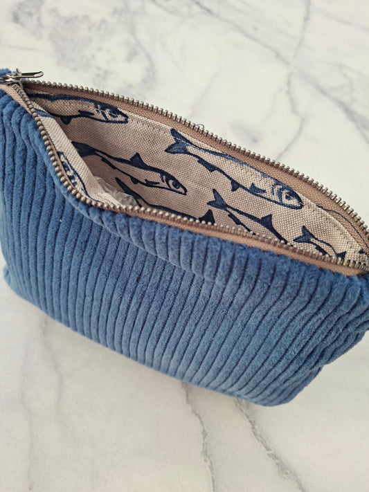 Toilettasje 'Blue Genova' kleur jeans