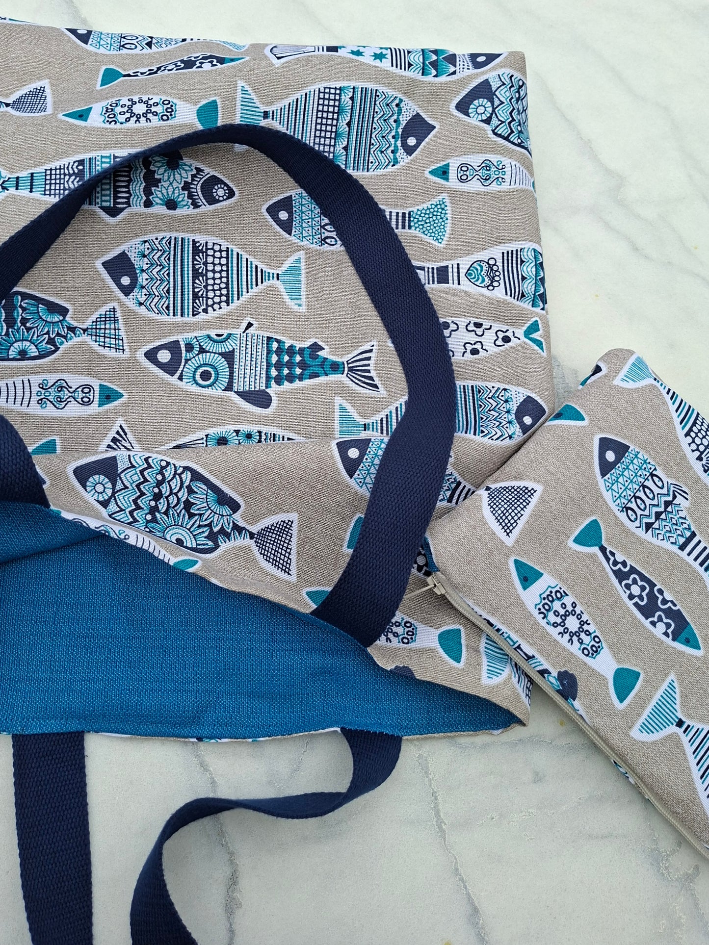 Tote bag 'Blu Genova'