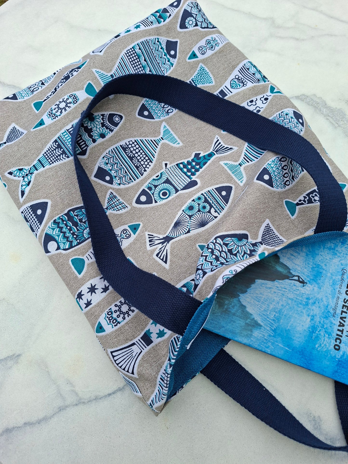 Tote bag 'Blu Genova'